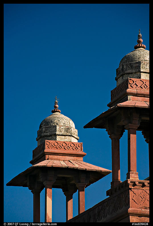 Kiosks. Fatehpur Sikri, Uttar Pradesh, India