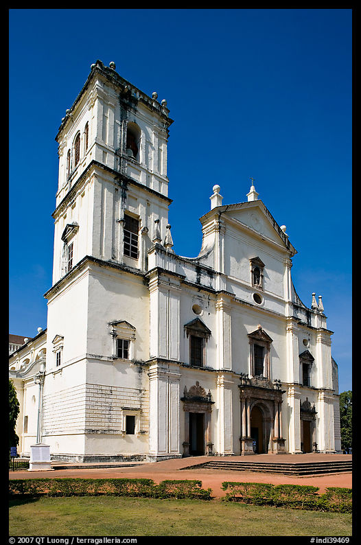 Se Cathedral, morning, Old Goa. Goa, India