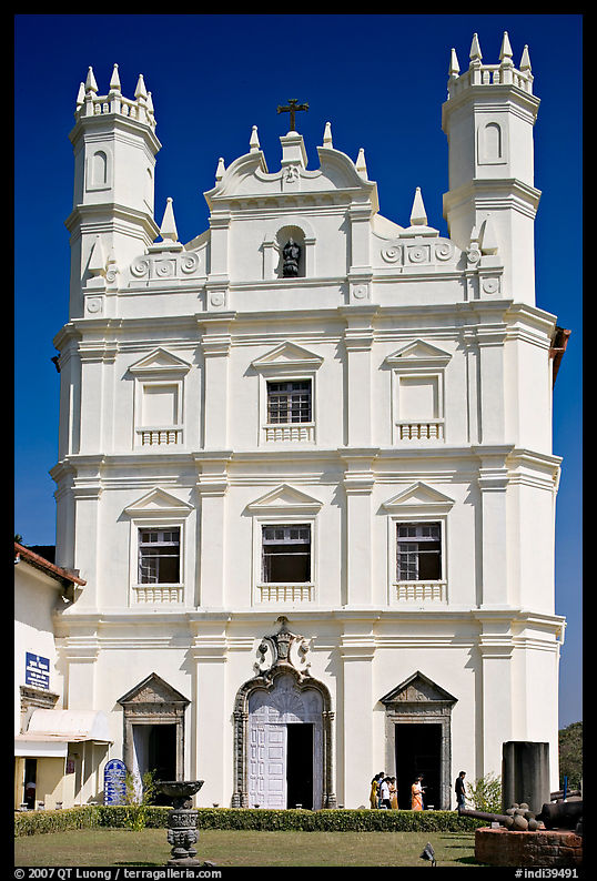 Portuguese church of St Francis of Assisi, Old Goa. Goa, India