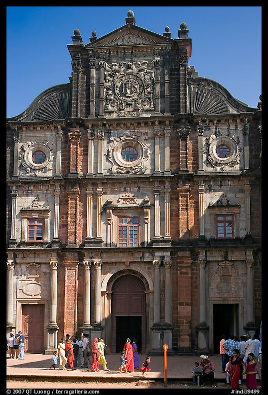 Basilica of Bom Jesus, Old Goa. Goa, India