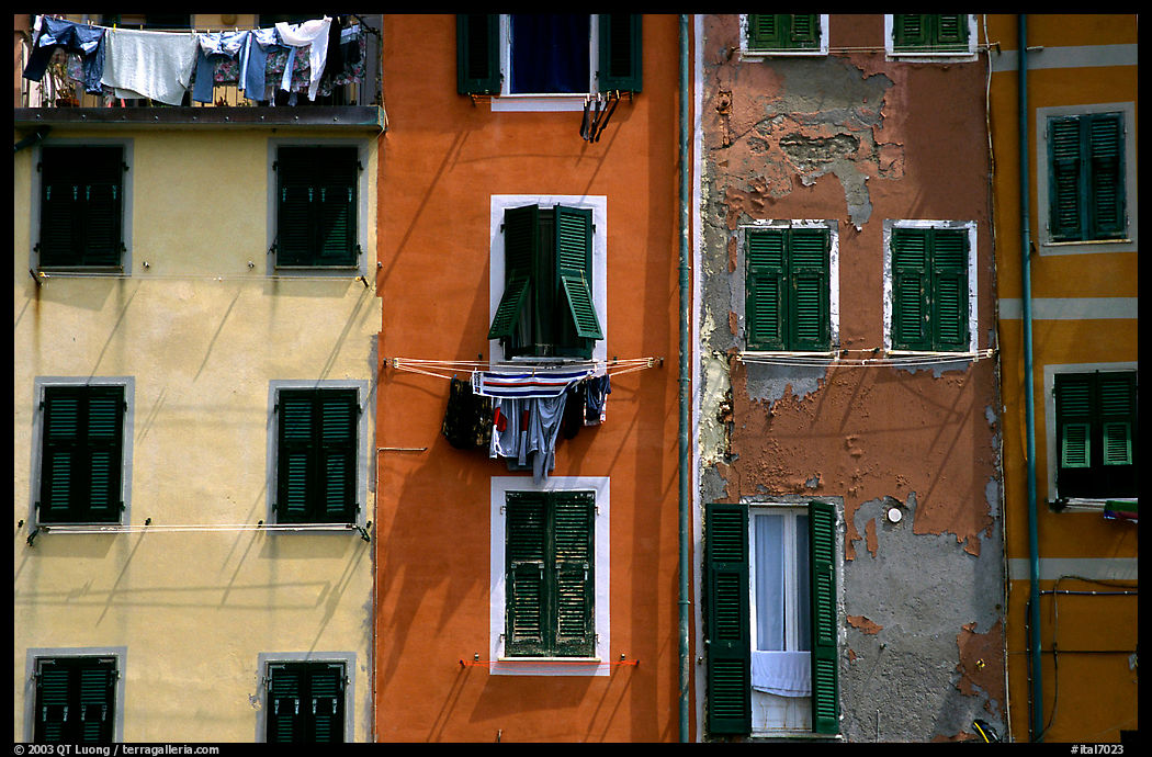 Multicolored houses, Riomaggiore. Cinque Terre, Liguria, Italy