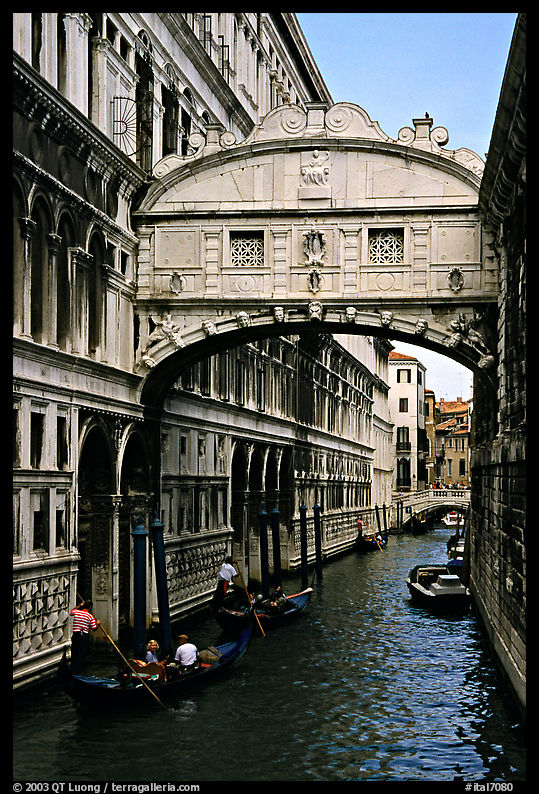 Bridge of Signs. Venice, Veneto, Italy