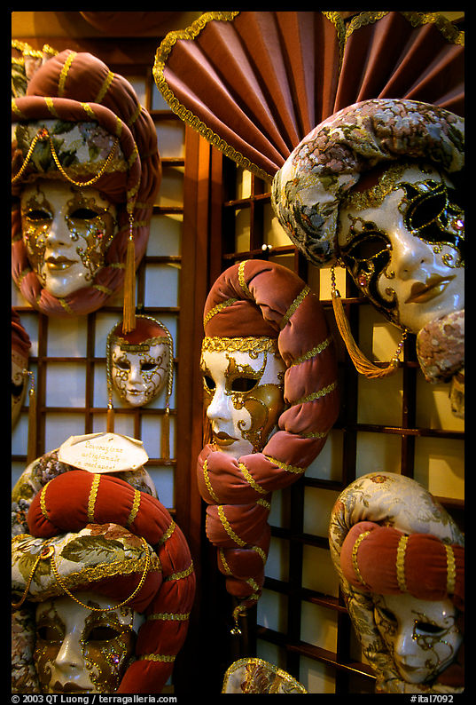 Carnival masks. Venice, Veneto, Italy