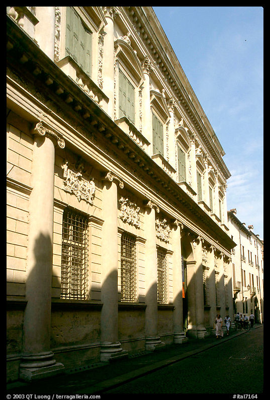 Palladio's Palazzo Barbaran da Porto on Contra Porti. Veneto, Italy