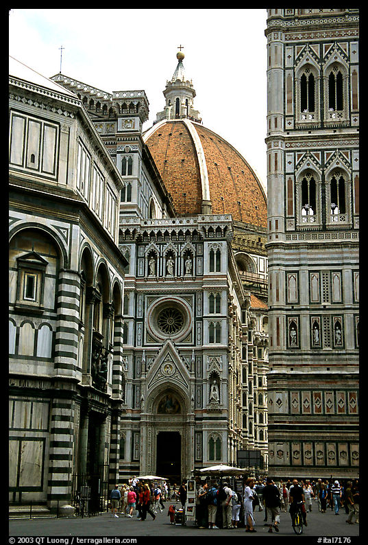 Duomo and Campanile tower. Florence, Tuscany, Italy