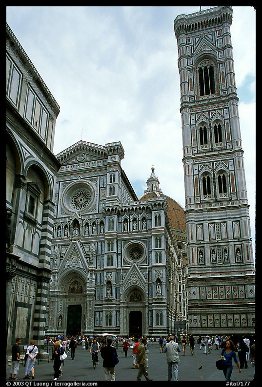 Duomo and Campanile tower. Florence, Tuscany, Italy