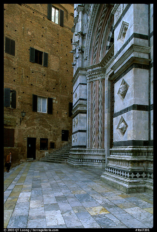 Besides the Duomo. Siena, Tuscany, Italy