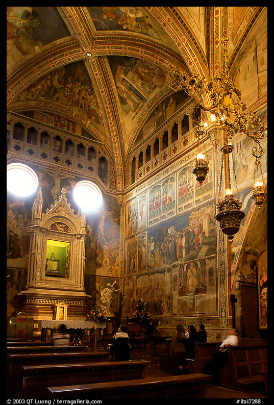 Interior of the Duomo. Orvieto, Umbria