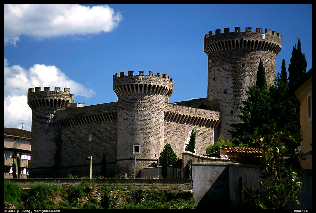 Castle. Tivoli, Lazio, Italy