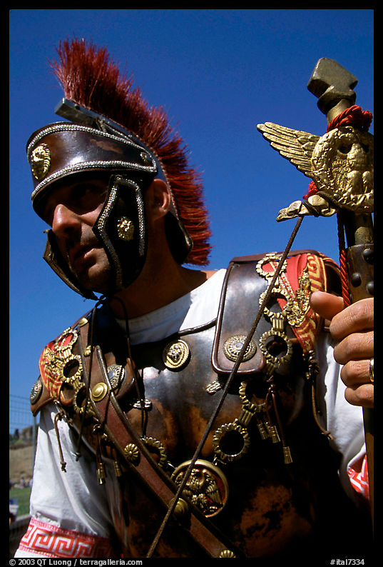 Roman Legionnaire, Roman Forum. Rome, Lazio, Italy
