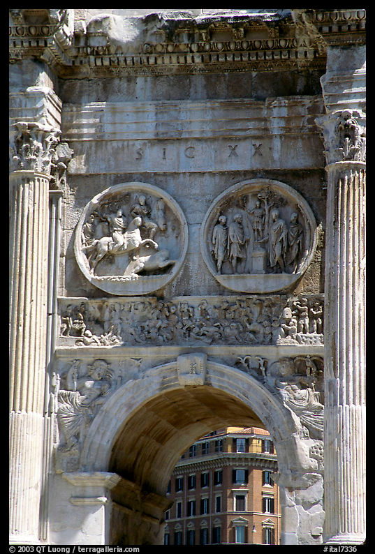 Arch of Constantin, Roman Forum. Rome, Lazio, Italy