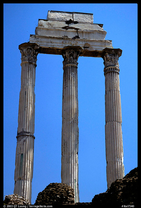 Casa delle Vestali (House of the Vestal Virgins), Roman Forum. Rome, Lazio, Italy