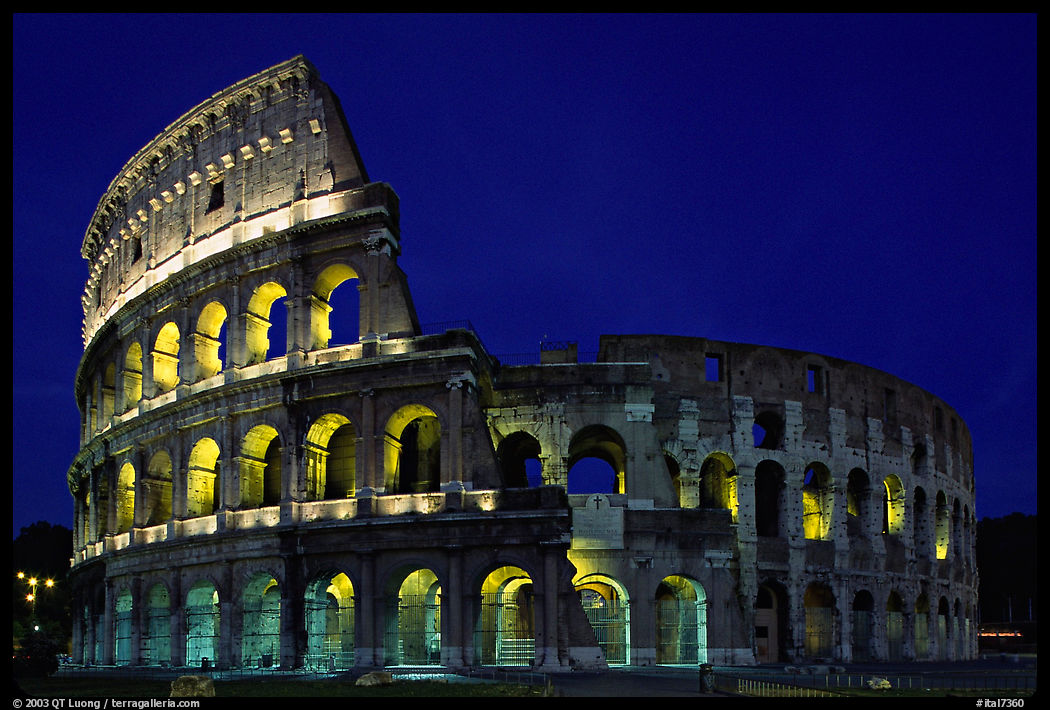 Colosseum, the city greatest amphitheater. Rome, Lazio, Italy
