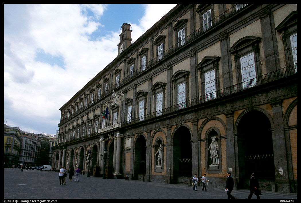 Royal Palace. Naples, Campania, Italy