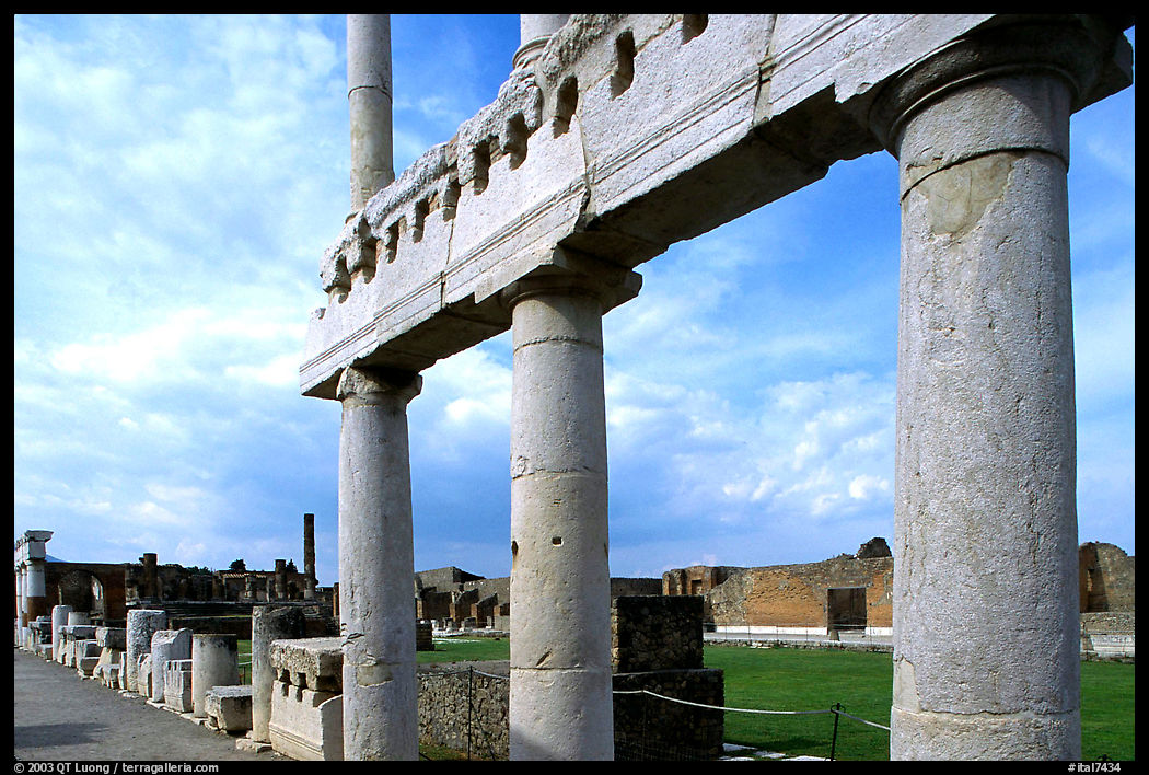 The Forum. Pompeii, Campania, Italy