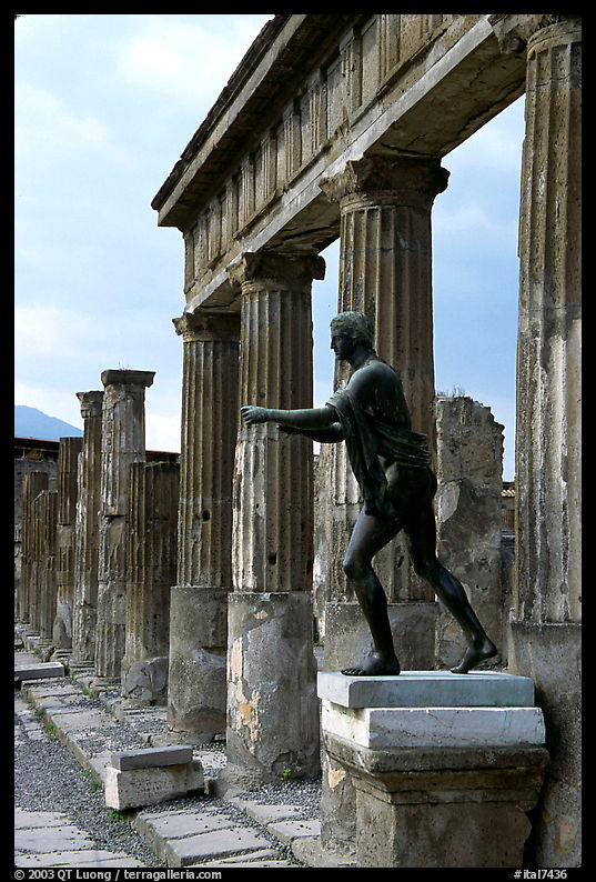 Tempio di Apollo (Temple of Apollon). Pompeii, Campania, Italy