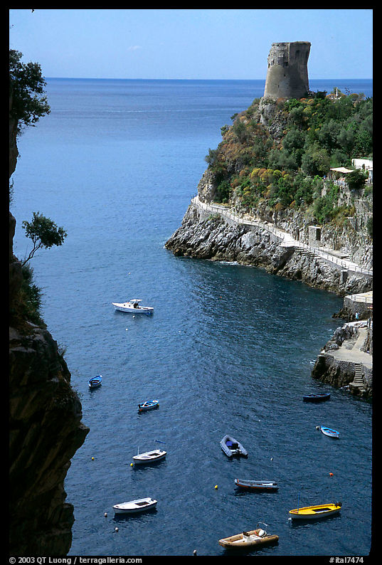 Cove. Amalfi Coast, Campania, Italy