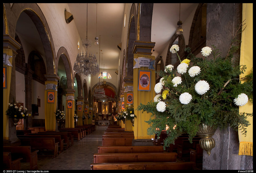 Nave of Church, Tlaquepaque. Jalisco, Mexico