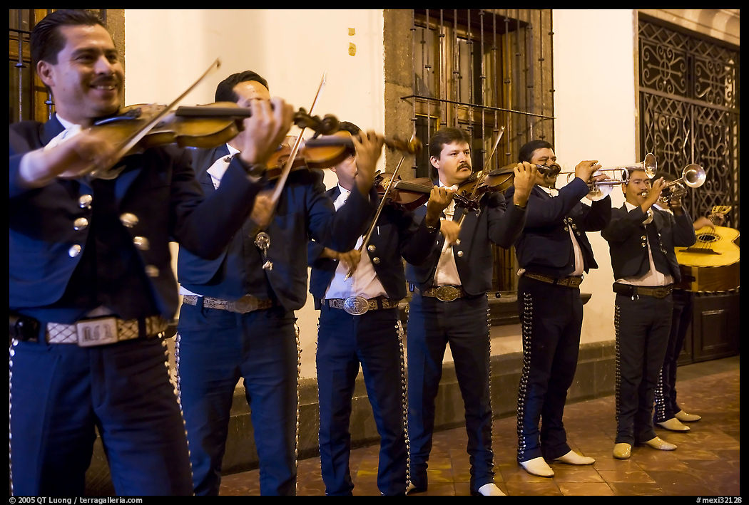 Mariachi band, Tlaquepaque. Jalisco, Mexico