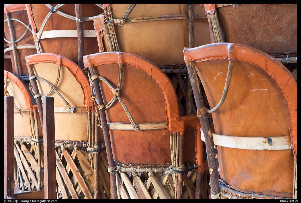 Cafe chairs, Tlaquepaque. Jalisco, Mexico