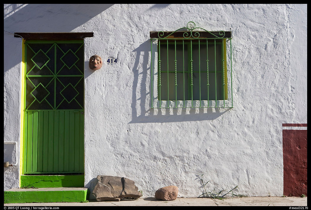 Door and window, Puerto Vallarta, Jalisco. Jalisco, Mexico