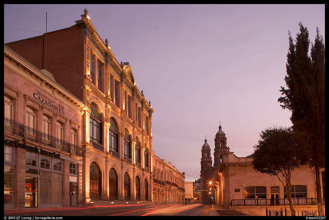 Teatro Calderon at dawn. Zacatecas, Mexico