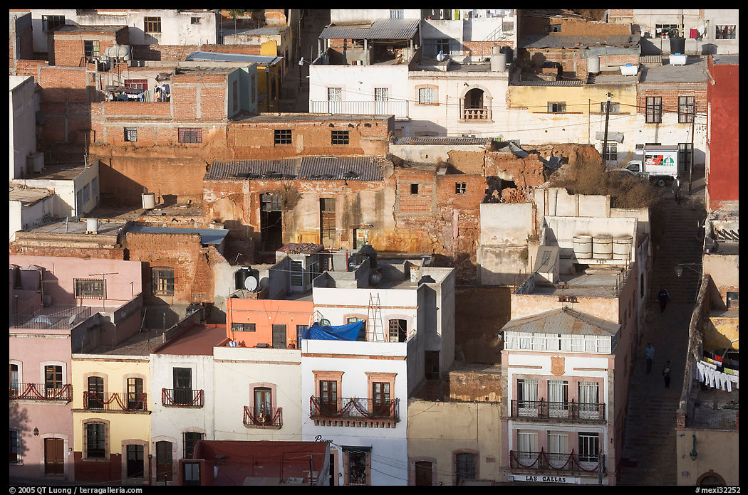 Houses and Cajaon de Garcia Rojas. Zacatecas, Mexico