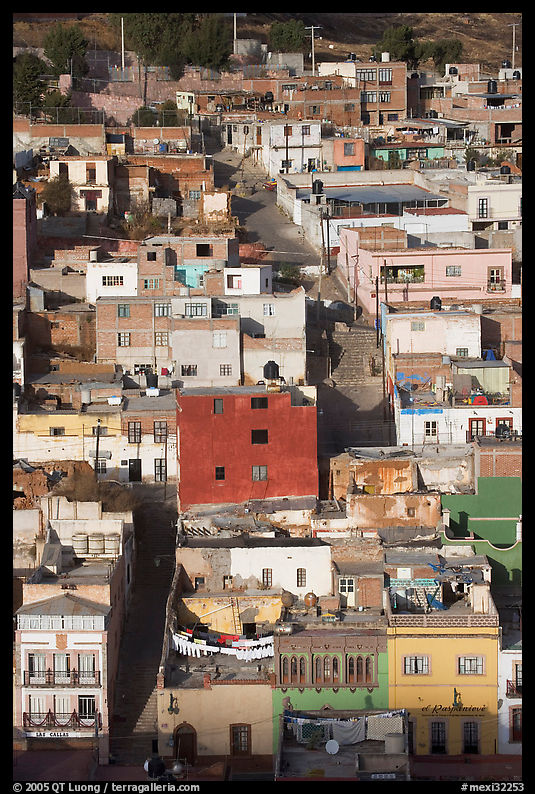 Houses and Cajaon de Garcia Rojas. Zacatecas, Mexico