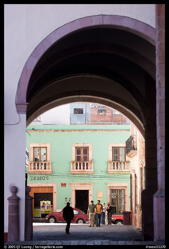 Archway on Arms Square. Zacatecas, Mexico