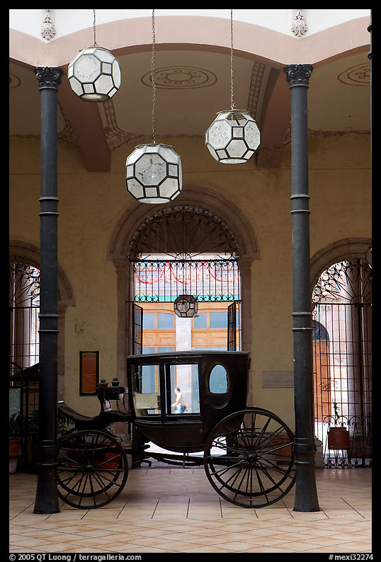 Carriage in Gonzalez Ortega Market. Zacatecas, Mexico