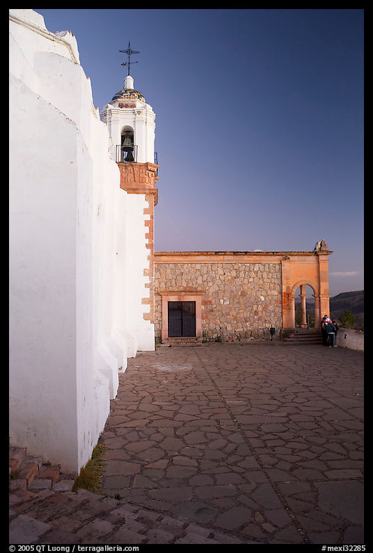 La Capilla de la Virgen del Patrocinio, dusk. Zacatecas, Mexico