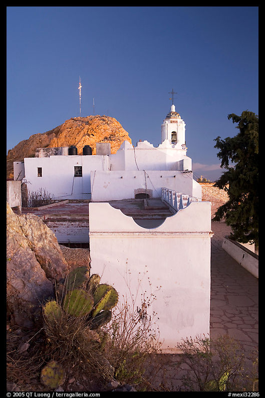 La Capilla de la Virgen del Patrocinio, atop Cerro de la Bufa. Zacatecas, Mexico