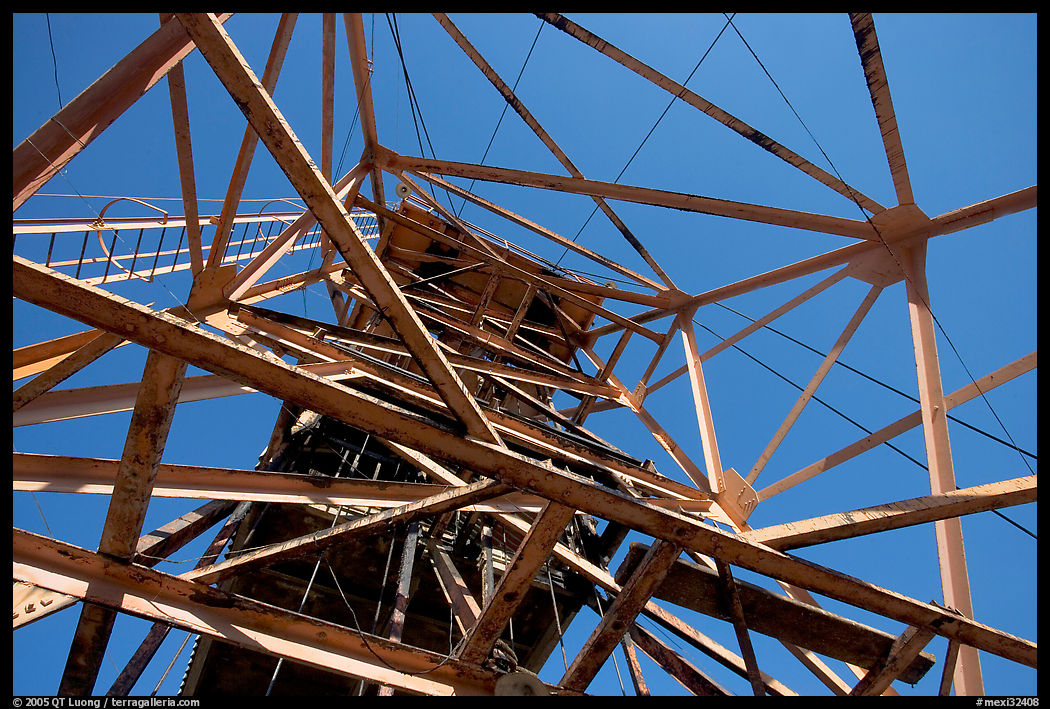 Tower above the main shaft of La Valenciana mine. Guanajuato, Mexico