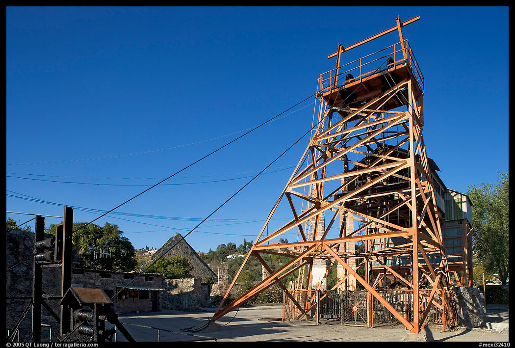 Tower above the main shaft of La Valenciana mine. Guanajuato, Mexico