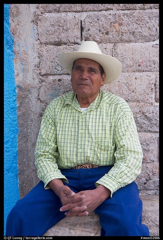Man with cowboy hat. Mexico