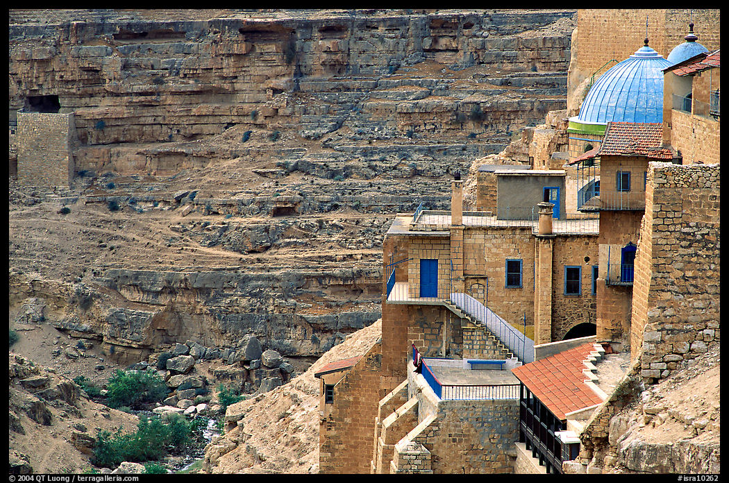 Greek Orthodox Mar Saba Monastery. West Bank, Occupied Territories (Israel)