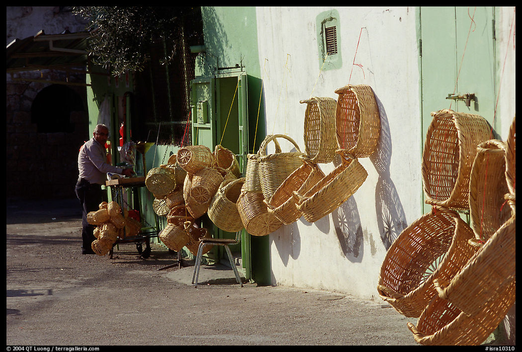 Hand-made baskets, Akko (Acre). Israel