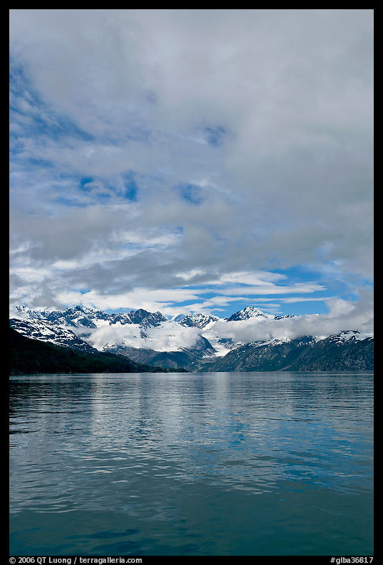 Fairweather range with clearing clouds. Glacier Bay National Park