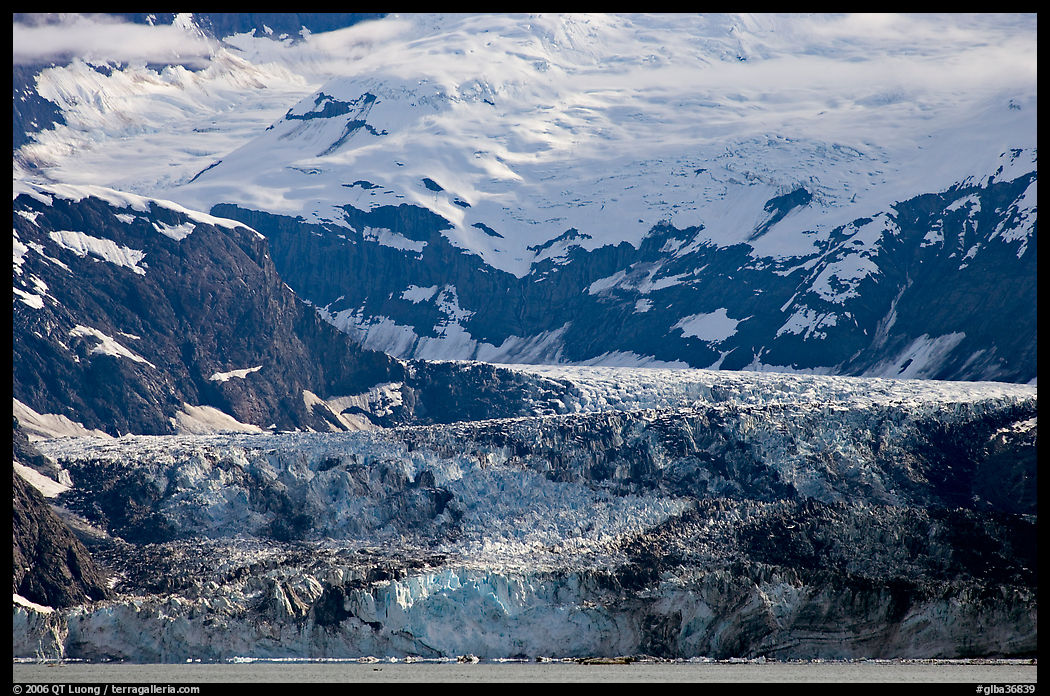Tidewater glacier, West Arm. Glacier Bay National Park, Alaska, USA.