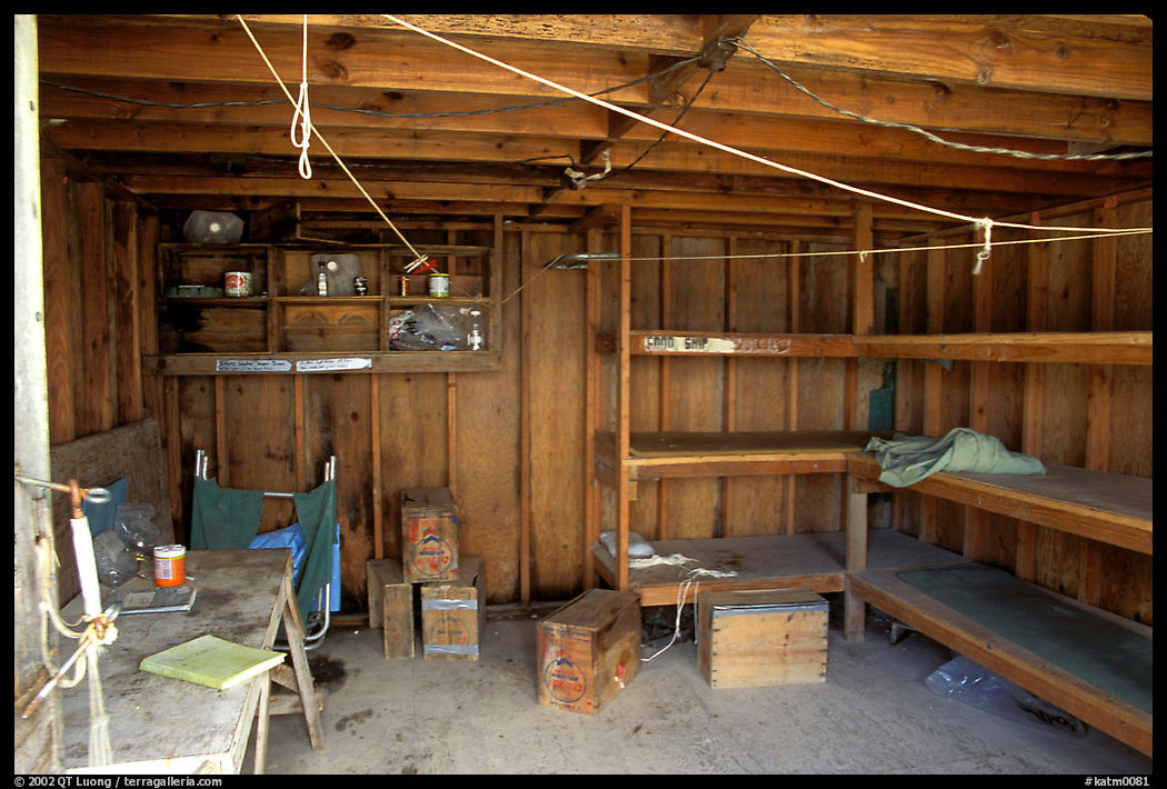 Abandonned geological survey cabin, Valley of Ten Thousand smokes. Katmai National Park, Alaska