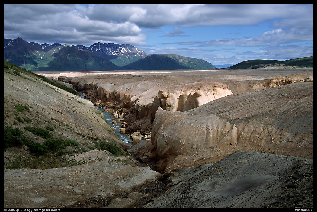 Lethe river, Valley of Ten Thousand smokes. Katmai National Park, Alaska, USA.