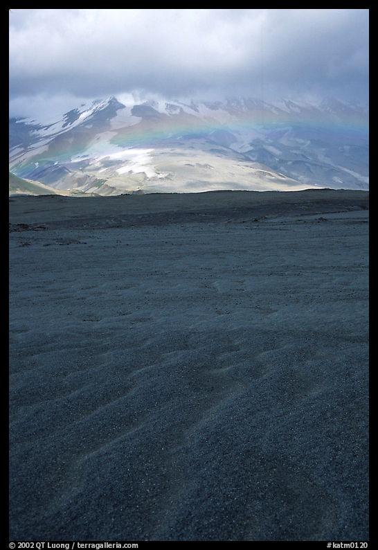 Ash formation, Valley of Ten Thousand smokes. Katmai National Park, Alaska, USA.