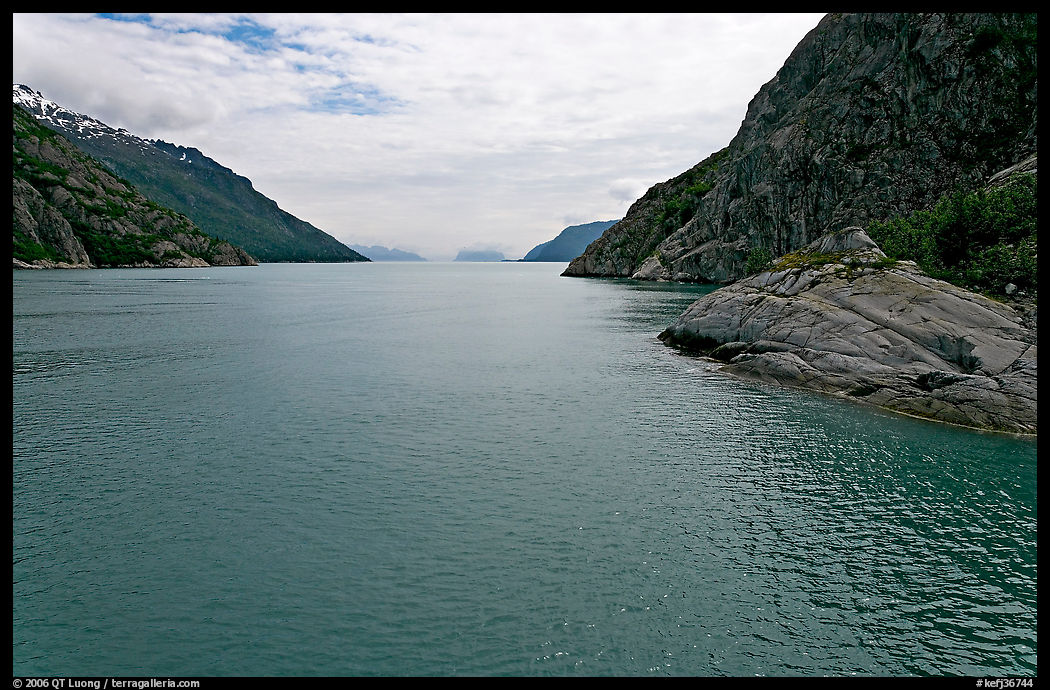 Harris Bay, Northwestern Fjord. Kenai Fjords  National Park, Alaska, USA.