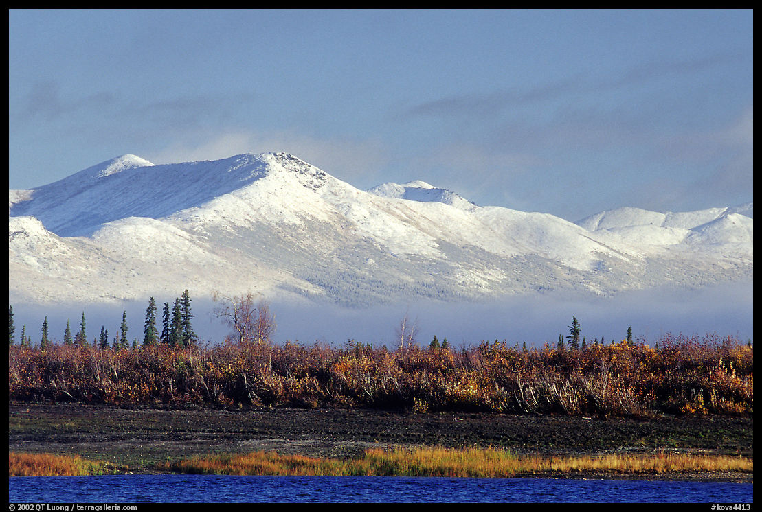 Baird mountains with a fresh dusting of snow, morning. Kobuk Valley National Park
