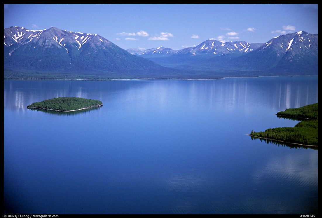 Aerial view of Lake Clark. Lake Clark National Park