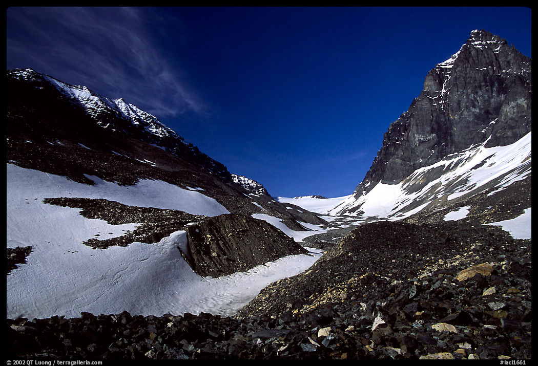 Valley I below the Telaquana Mountains. Lake Clark National Park, Alaska, USA.