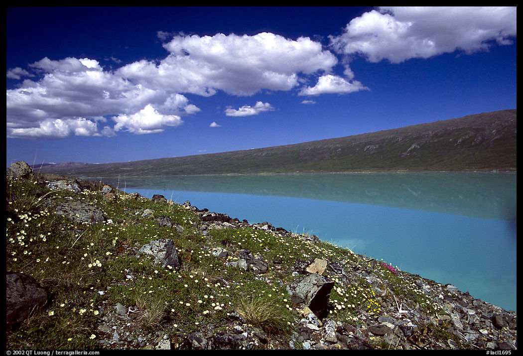 Turquoise Lake. Lake Clark National Park
