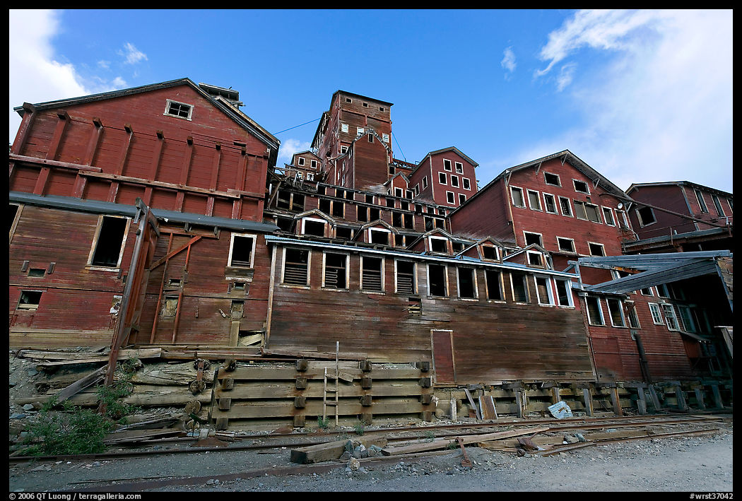 Historic Kennecott Mill. Wrangell-St Elias National Park, Alaska, USA.