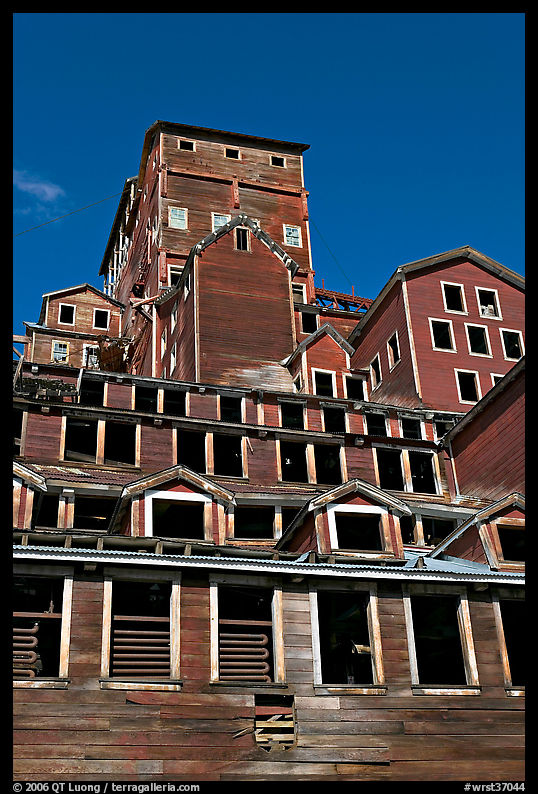 Historic Kennecott copper mill. Wrangell-St Elias National Park, Alaska, USA.