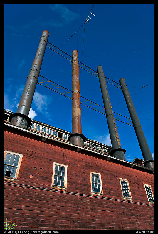 Historic Kennecott power plant. Wrangell-St Elias National Park, Alaska, USA.